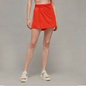 NWT Adidas Y-3 Orange Firebird Short Skort Size XXS